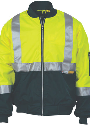 Hi-Vis Two Tone Flying Jacket with CSR Reflective Tape (DN-3862)