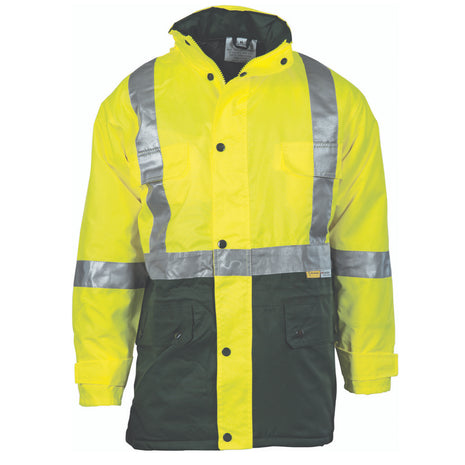 Hi-Vis Two Tone Quilted Jacket with CSR Reflective Tape (DN-3863)
