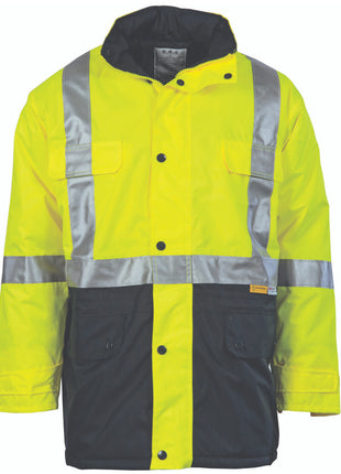 Hi-Vis Two Tone Quilted Jacket with CSR Reflective Tape (DN-3863)