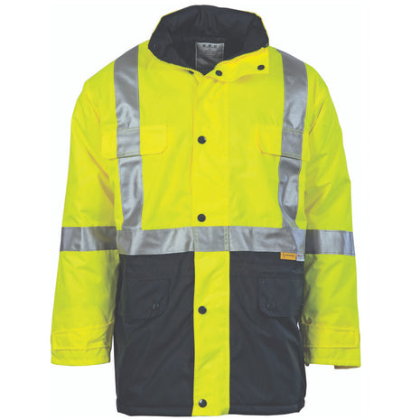 Hi-Vis Two Tone Quilted Jacket with CSR Reflective Tape (DN-3863)