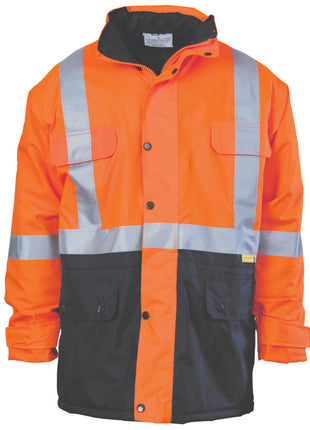 Hi-Vis Two Tone Quilted Jacket with CSR Reflective Tape (DN-3863)