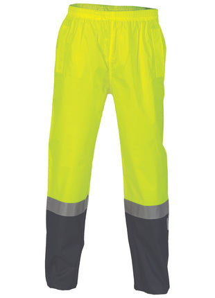 Hi-Vis Two Tone Lightweight Rain Pants with CSR Reflective Tape (DN-3880)