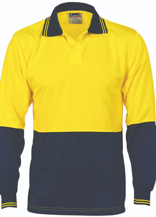 Hi-Vis Two Tone Food Industry Polo - Long Sleeve (DN-3904)