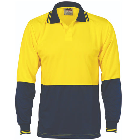 Hi-Vis Two Tone Food Industry Polo - Long Sleeve (DN-3904)
