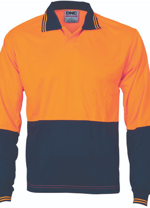 Hi-Vis Two Tone Food Industry Polo - Long Sleeve (DN-3904)