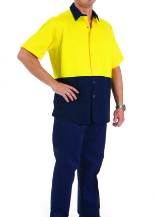 Hi-Vis Cool Breeze Food Industry Cotton Shirt - Short Sleeve (DN-3941)