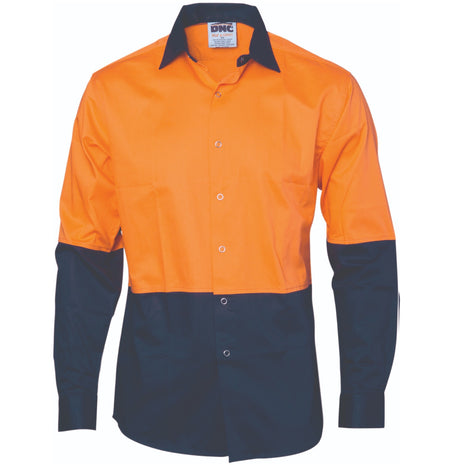 Hi-Vis Cool-Breeze Food Industry Cotton Shirt - Long Sleeve (DN-3942)