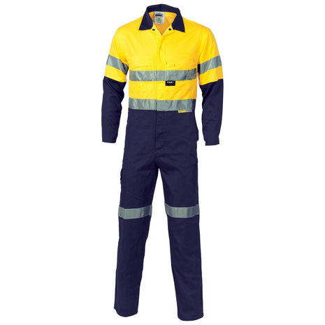 Hi-Vis Cool-Breeze Two Tone Lightweight Cotton Coverall with CSR Reflective Tape (DN-3955)