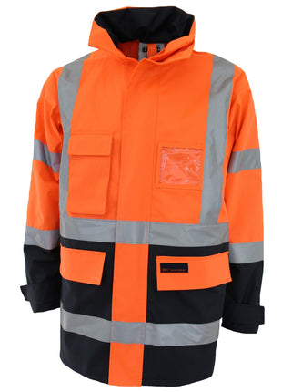 Hi-Vis H Pattern Two Tone Bio-Motion CSR Reflective Tape Jacket (DN-3962)