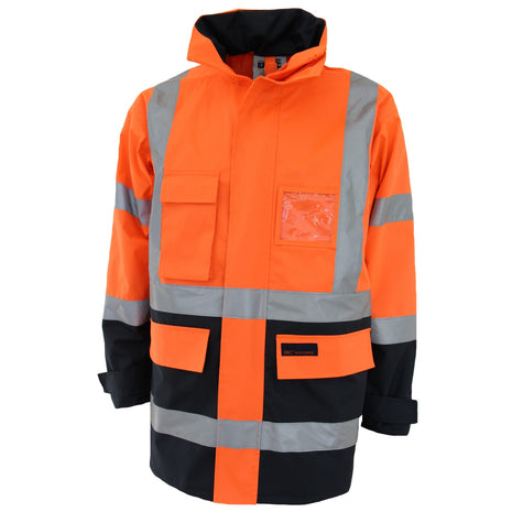 Hi-Vis H Pattern Two Tone Bio-Motion CSR Reflective Tape Jacket (DN-3962)