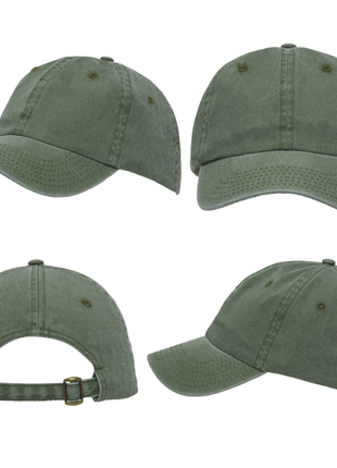 Enzyme Washed Pigment Dyed Cotton Twill Cap (HW-3968)