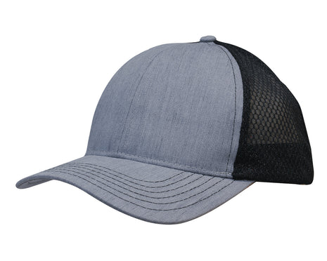 Light Brushed Poly Cotton Marle with honeycomb mesh (HW-3971)