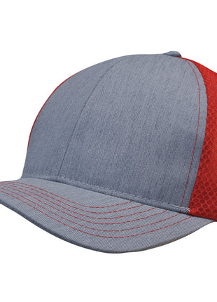 Light Brushed Poly Cotton Marle with honeycomb mesh (HW-3971)