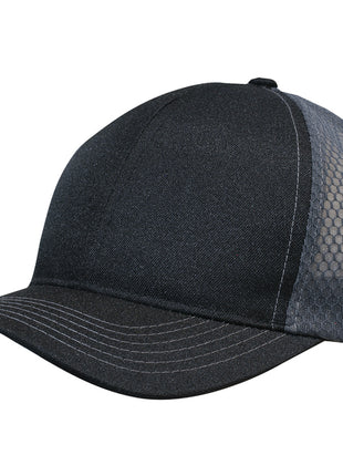 Breathable poly twill with honeycomb mesh (HW-3972)
