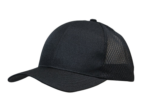 Breathable poly twill with honeycomb mesh (HW-3972)