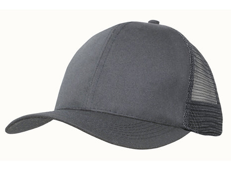 Recycled Breathable Poly Twill with Mesh Back Cap (HW-3982)