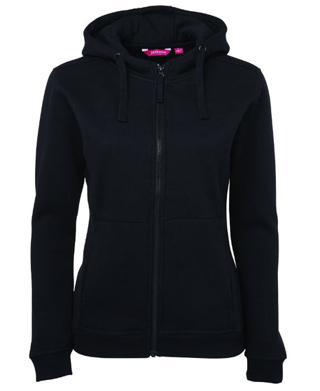 Ladies Full Zip Fleecy Hoodie (JB-3HJ1)