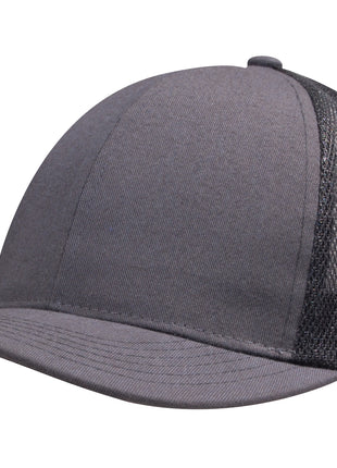 Brushed Cotton with Mesh Back Cap (HW-4002)