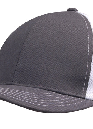 Brushed Cotton with Mesh Back Cap (HW-4002)