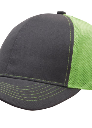 Brushed Cotton with Mesh Back Cap (HW-4002)