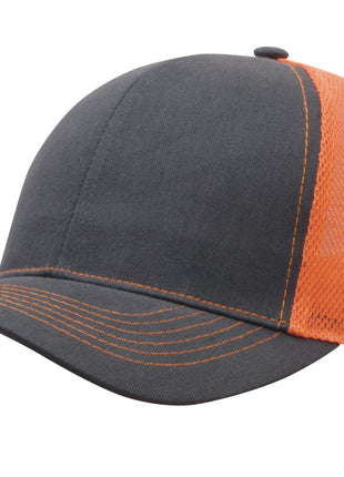 Brushed Cotton with Mesh Back Cap (HW-4002)