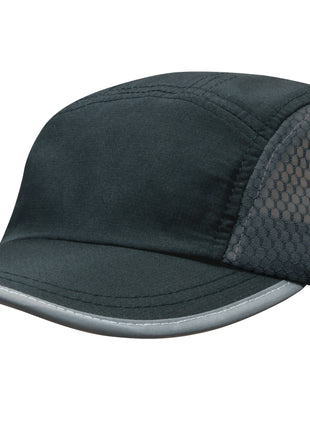 Sports Ripstop with Bee Hive Mesh and Towelling Sweatband (HW-4003)