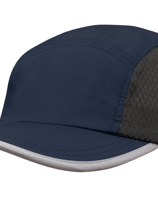 Sports Ripstop with Bee Hive Mesh and Towelling Sweatband (HW-4003)