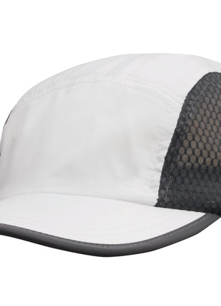 Sports Ripstop with Bee Hive Mesh and Towelling Sweatband (HW-4003)