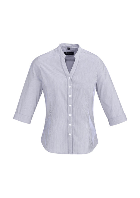 Bordeaux Womens 3/4 Sleeve Shirt (BZ-40114)