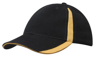 Brushed Heavy Cotton with Inserts on the Peak & Crown (HW-4014)