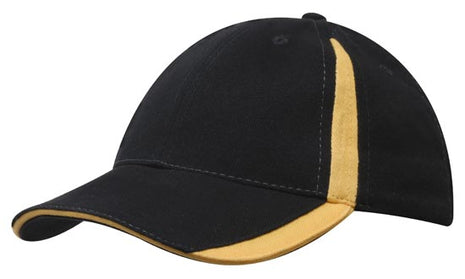Brushed Heavy Cotton with Inserts on the Peak & Crown (HW-4014)