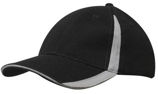 Brushed Heavy Cotton with Inserts on the Peak & Crown (HW-4014)