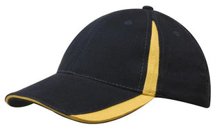 Brushed Heavy Cotton with Inserts on the Peak & Crown (HW-4014)