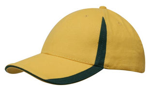 Brushed Heavy Cotton with Inserts on the Peak & Crown (HW-4014)