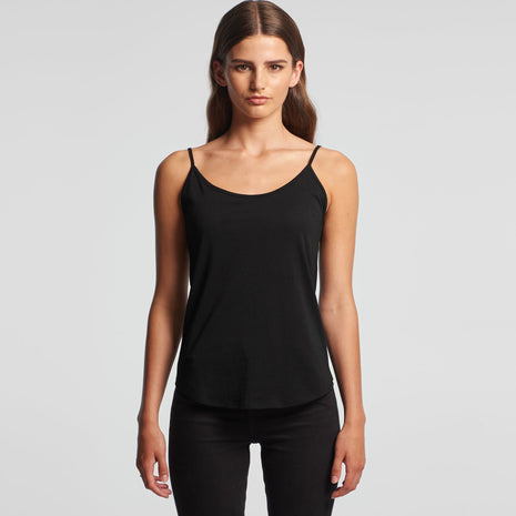 Womens Pillar String Singlet (AS-4022)