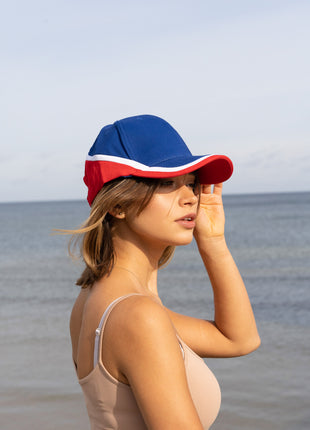 Brushed Heavy Cotton Tri-Coloured Cap (HW-4026)