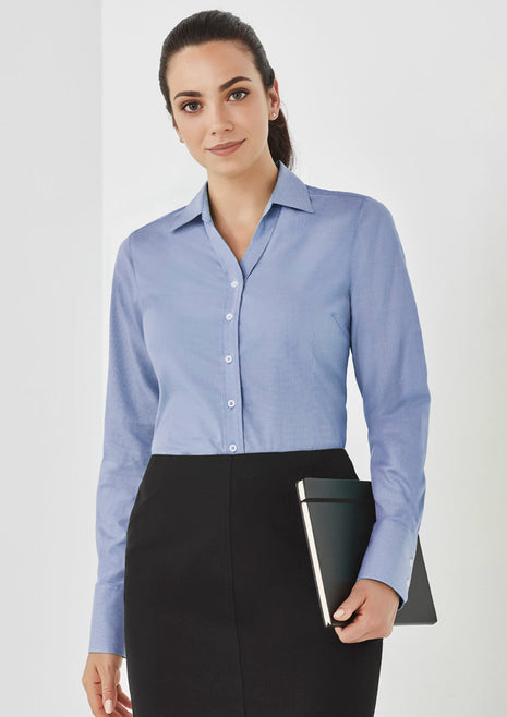 Hudson Womens Long Sleeve Shirt (BZ-40310)