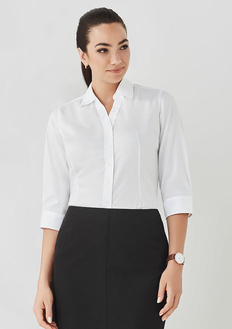 Hudson Womens 3/4 Sleeve Shirt (BZ-40311)