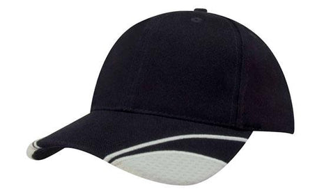 Brushed Heavy Cotton with Mesh Inserts on Peak (HW-4058)