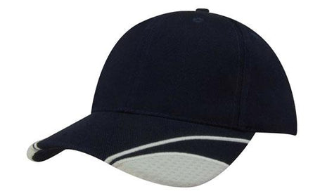 Brushed Heavy Cotton with Mesh Inserts on Peak (HW-4058)