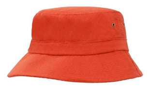 Brushed Sports Twill Childs Bucket Hat (HW-4131)