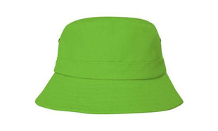 Brushed Sports Twill Youth Bucket Hat (HW-4133)