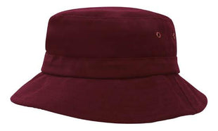 Brushed Sports Twill Youth Bucket Hat (HW-4133)