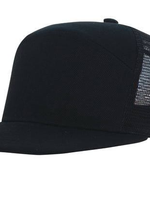 Premium American Twill A Frame Cap with Mesh Back (HW-4154)