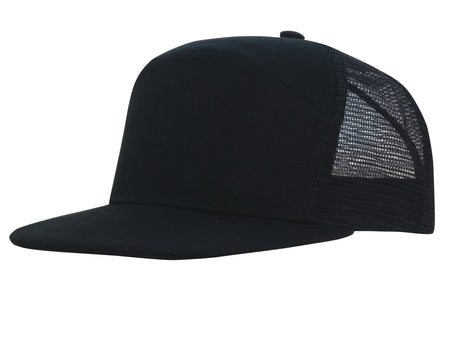 Premium American Twill A Frame Cap with Mesh Back (HW-4154)