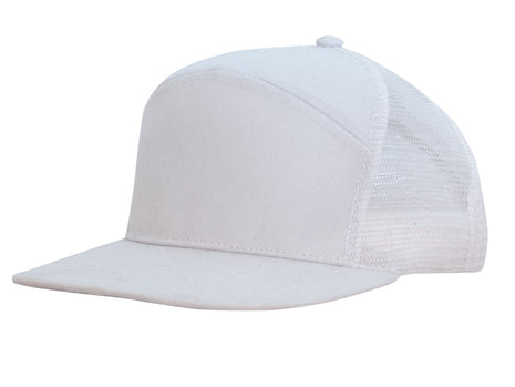 Premium American Twill A Frame Cap with Mesh Back (HW-4154)