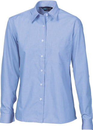 Ladies Regular Collar, Side Splits, Single Pocket - Long Sleeve (DN-4212)