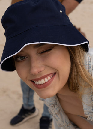 Brushed Sports Twill Bucket Hat (HW-4223)
