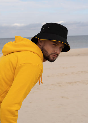 Brushed Sports Twill Bucket Hat (HW-4223)