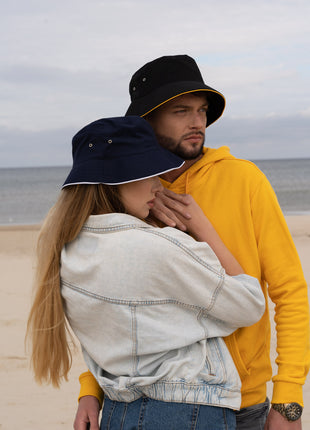 Brushed Sports Twill Bucket Hat (HW-4223)